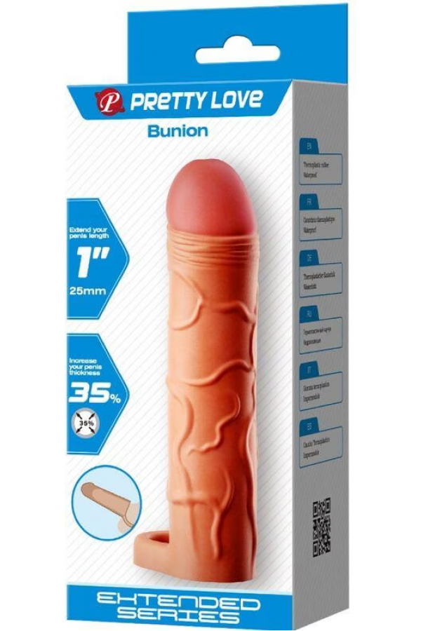 Pretty Love Bunion Gerçek Hissiyatlı Uzatıcı Penis Kılıfı Pretty Love Bunion Gerçek Hissiyatlı Uzatıcı Penis Kılıfı