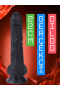 22CM Siyah Realistik Dildo