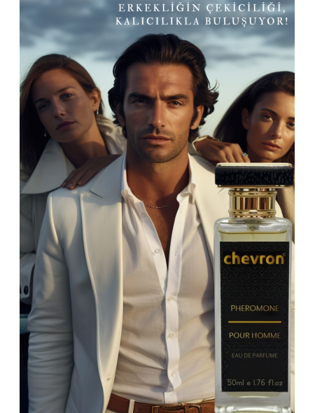 Chevron Pheromone Etkili Afrodizyak Kalıcı EDP Parfüm 50 ml