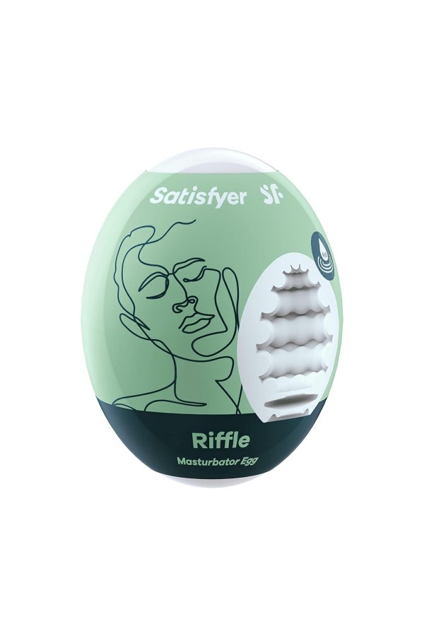 Satisfyer Masturbator Egg Riffle – Elastik Mastürbatör Yumurta, Dalgalı İç Doku, Esnek TPE, Tek Beden, Taşınabilir ve Gizli Tasarım Satisfyer Masturbator Egg Riffle – Elastik Mastürbatör Yumurta, Dalgalı İç Doku, Esnek TPE, Tek Beden, Taşınabilir ve Gizli Tasarım