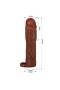 7,6 cm Dolgulu Premium Melez Rengi Silikon Penis Kılıfı 7,6 cm Dolgulu Premium Melez Rengi Silikon Penis Kılıfı