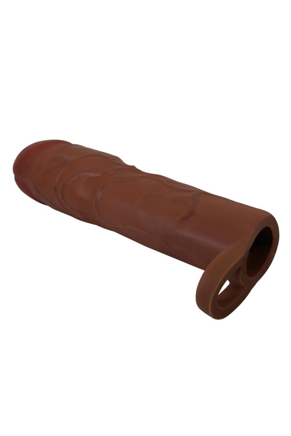 7,6 cm Dolgulu Premium Melez Rengi Silikon Penis Kılıfı 7,6 cm Dolgulu Premium Melez Rengi Silikon Penis Kılıfı