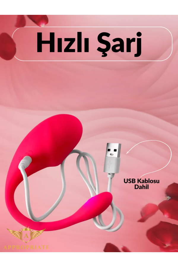 Telefon Kumandalı Ultra Titreşimli Yumurta Vibratör