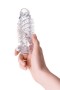 Fril Şeffaf TPR Penis Kılıfı 13,4 cm - Titreşim Uyumlu Esnek Kılıf