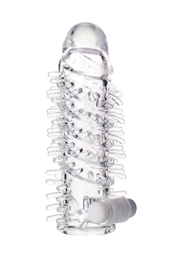 Fril Şeffaf TPR Penis Kılıfı 13,4 cm - Titreşim Uyumlu Esnek Kılıf