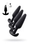 Pleasure Eridani Silikon Anal Plug Seti 3'lü | Yumuşak Silikon, Siyah, 3 Farklı Boy Pleasure Eridani Silikon Anal Plug Seti 3'lü | Yumuşak Silikon, Siyah, 3 Farklı Boy