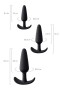 Pleasure Eridani Silikon Anal Plug Seti 3'lü | Yumuşak Silikon, Siyah, 3 Farklı Boy Pleasure Eridani Silikon Anal Plug Seti 3'lü | Yumuşak Silikon, Siyah, 3 Farklı Boy