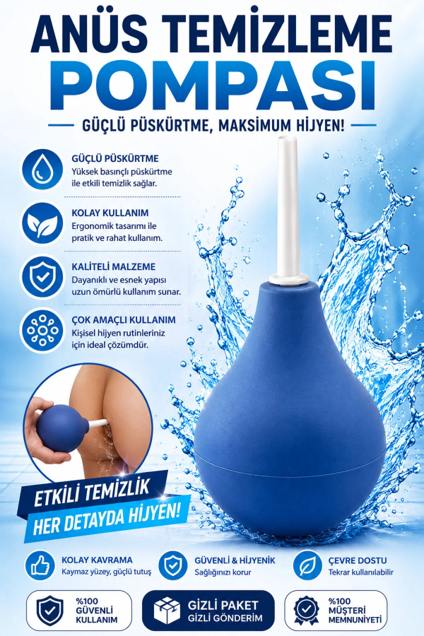 Anal Bölge Temizleme Pompası
