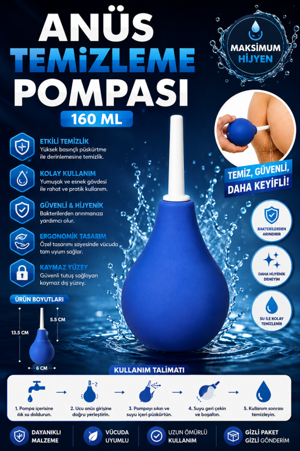 Anal Bölge Temizleme Pompası