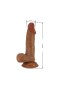 19,4 cm Gerçekçi Derili Esmer Dildo