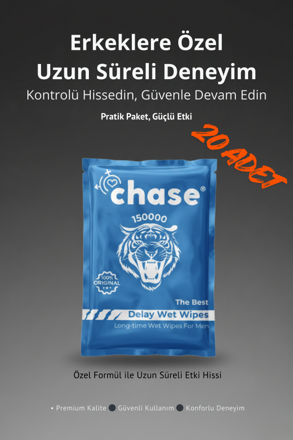 20 Adet Erkekler için Uzun Deneyim Rötar Mendil