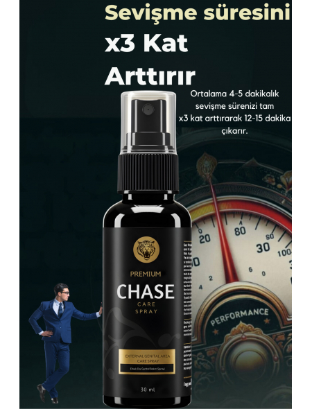 Chase Premium 30 ML Erkeklere Özel Uzun Deneyim Spreyi