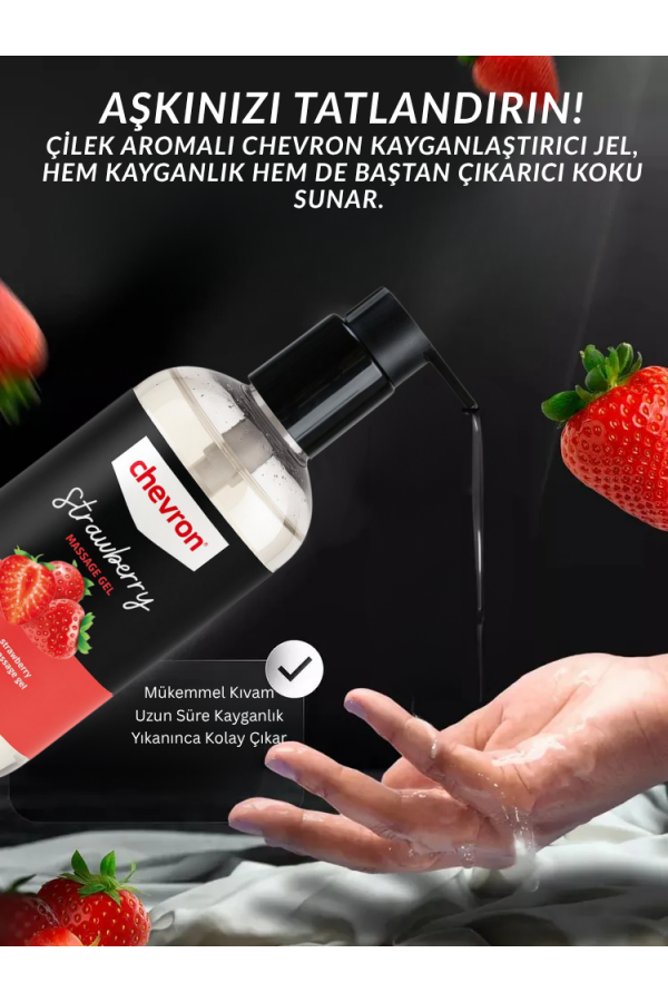 Chevron 250 ML Çilek Aromalı Su Bazlı Doğal Masaj ve Nemlendirici Jel – Cilt Dostu, Yağsız Yapı, Kolay Temizlenebilir, Su Bazlı Kayganlaştırıcı, Pürüzsüz Dokulu, Çiftler ve Kişisel Bakım İçin Uygun Aromatik Masaj Jeli Chevron 250 ML Çilek Aromalı Su Bazlı Doğal Masaj ve Nemlendirici Jel – Cilt Dostu, Yağsız Yapı, Kolay Temizlenebilir, Su Bazlı Kayganlaştırıcı, Pürüzsüz Dokulu, Çiftler ve Kişisel Bakım İçin Uygun Aromatik Masaj Jeli