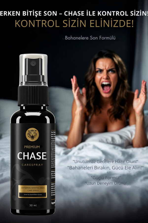 Chase Premium 30 ML Erkeklere Özel Uzun Deneyim Spreyi Chase Premium 30 ML Erkeklere Özel Uzun Deneyim Spreyi
