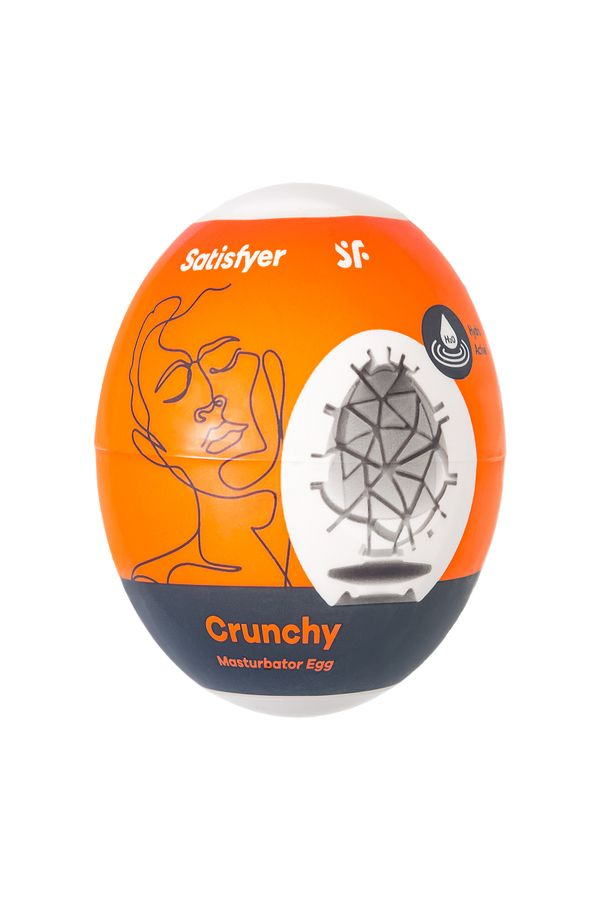 Satisfyer Crunchy Masturbator Egg – Elastik Mastürbatör Yumurta, Pütürlü İç Doku, Skin‑Like Elastomer, Kaygan İç Yüzey, Tek Beden, Taşınabilir ve Gizli Tasarım Satisfyer Crunchy Masturbator Egg – Elastik Mastürbatör Yumurta, Pütürlü İç Doku, Skin‑Like Elastomer, Kaygan İç Yüzey, Tek Beden, Taşınabilir ve Gizli Tasarım