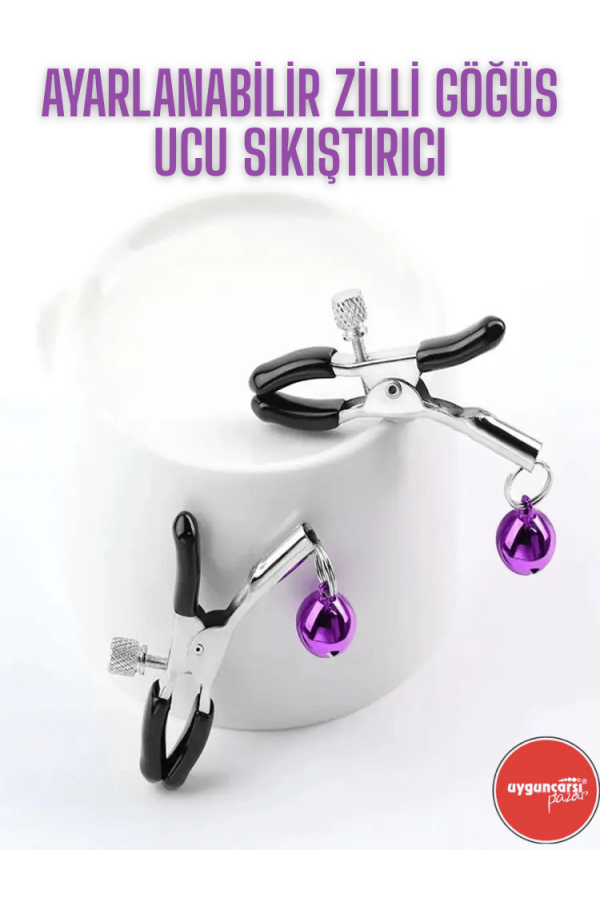 BDSM Zilli Göğüs Ucu Kelepçesi BDSM Zilli Göğüs Ucu Kelepçesi