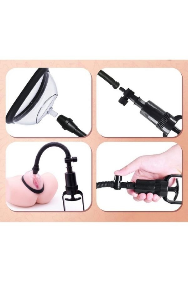 Pussy Pump Premium Fun Çift Başlıklı Vajina & Göğüs Pompası Pussy Pump Premium Fun Çift Başlıklı Vajina & Göğüs Pompası