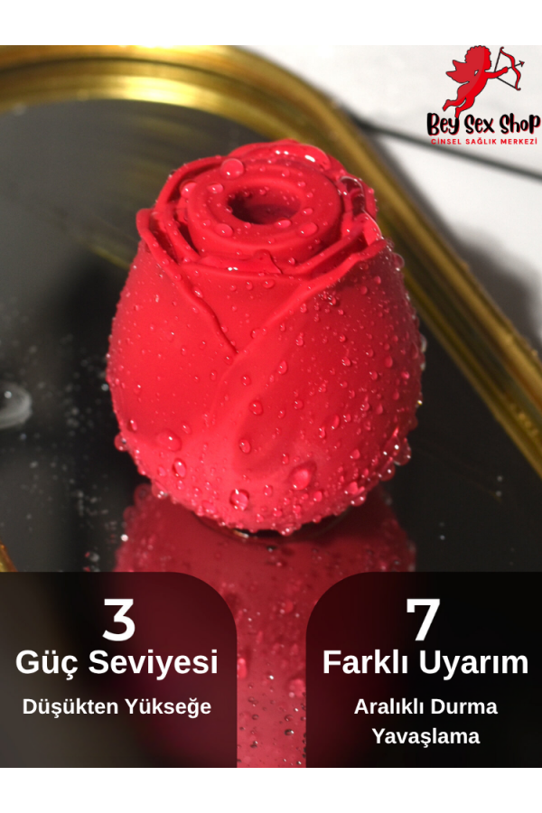 Klitoris Emişli Gül Vibratör Klitoris Emişli Gül Vibratör