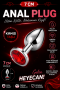 Gümüş Taşlı Anal Plug Anal Tıkaç
