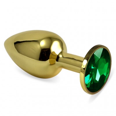 Gold Arkası Yeşil Küçük Anal Plug