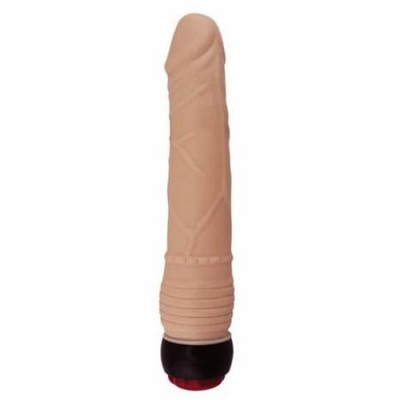 17 CM Titreşimli Realistik Dildo Vibratör