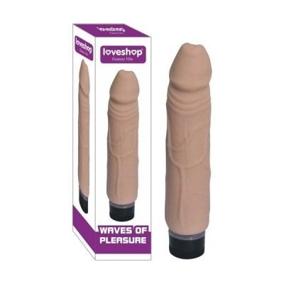 Titreşimli 19 cm Süper Lüks Realistik Vibratör Penis