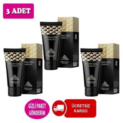 Üçlü Set Orjinal Titan Gel Gold