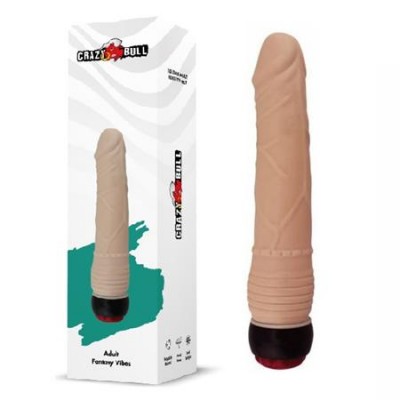 17 CM Titreşimli Realistik Dildo Vibratör