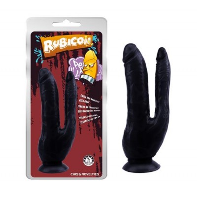 Gerçekçi Çatal Dildo Zenci