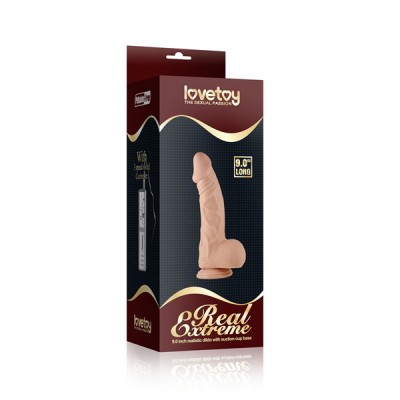 23 CM Hafif Eğri Süper Realistik Dildo