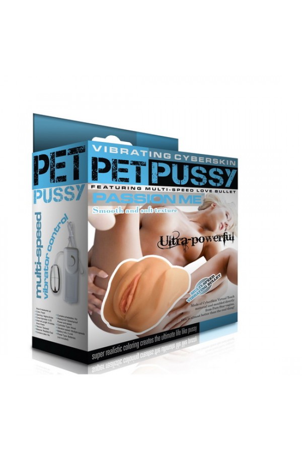 Cyberskin Pet Pussy Titreşimli Realistik Vajina