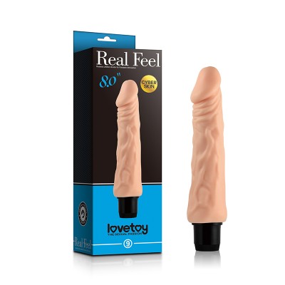 Real Feel Cyberskin 21 CM Titreşimli Vibratör Penis