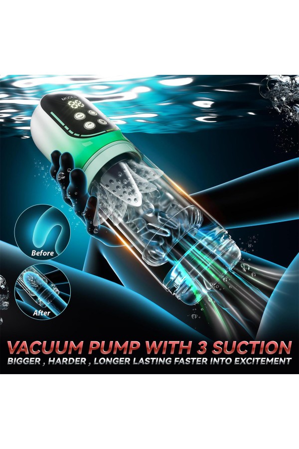 LCD Ekranlı Full Otomatik Emişli Erkek Mastürbatör