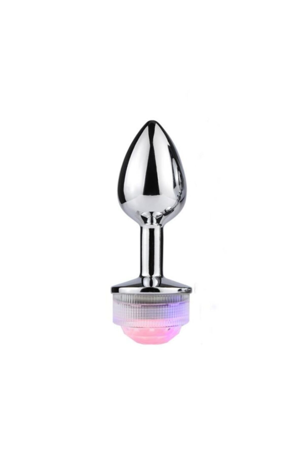 Led Işıklı Kumandalı Paslanmaz Su Geçirmez Anal Plug