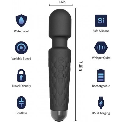 Female Wand Massager USB Şarjlı Vibratör