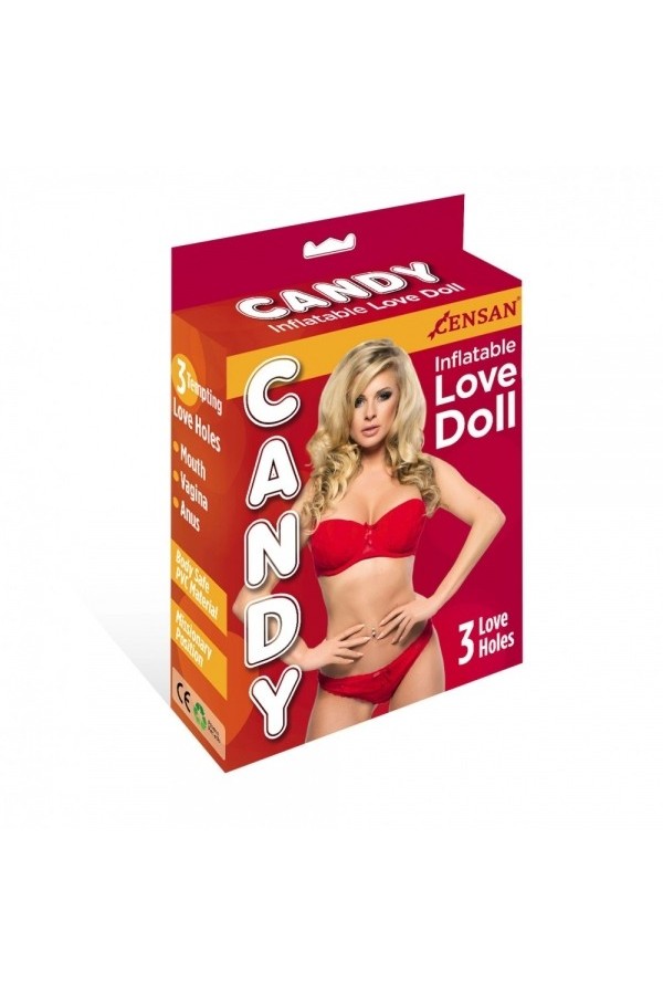 Candy Love Doll 3 İşlevli Şişme Manken Candy Love Doll 3 İşlevli Şişme Manken