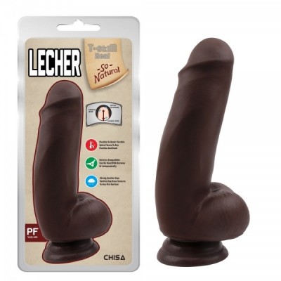 18 CM Çift Katmanlı Süper Gerçekçi Vantuzlu Zenci Dildo