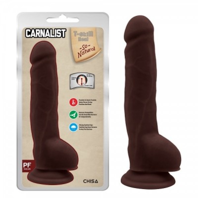 23.5 CM Çift Katmanlı Süper Gerçekçi Vantuzlu Zenci Dildo