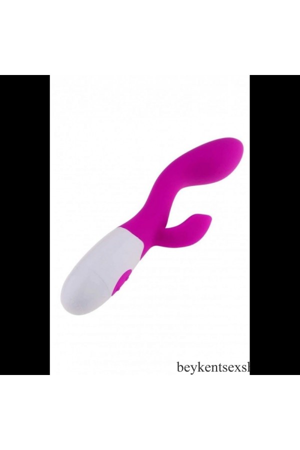 10 Farklı Titreşimli Tavşan Vibratör Çift Işlev Vibratör Klitoris Vajinal Anal Mastürbatör