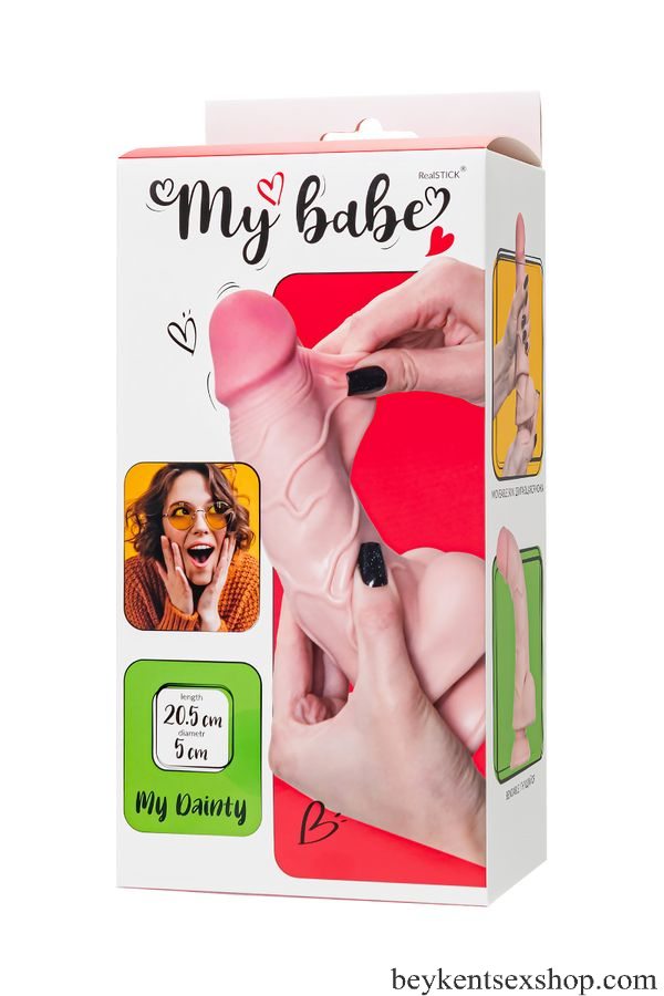 20,5 Cm My Babe My Darling Gerçekçi Derili Yapay Penis Dildo