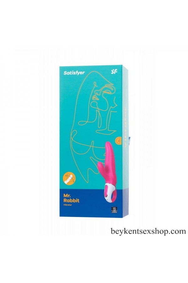 Satisfyer Klitoris Uyarıcı Tavşan Kırmızı Vibratör 22 Cm