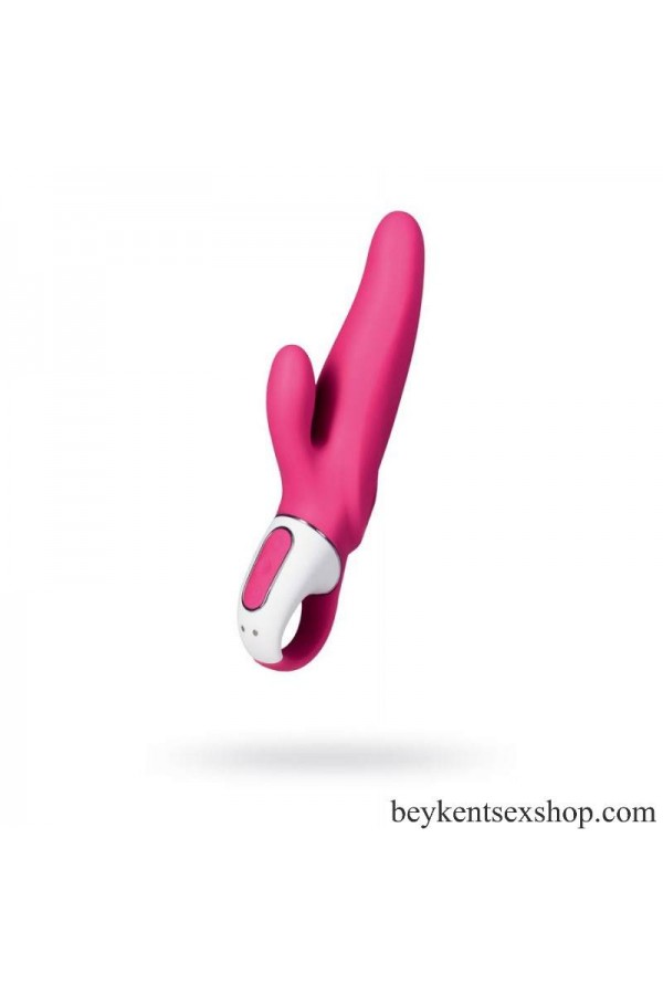 Satisfyer Klitoris Uyarıcı Tavşan Kırmızı Vibratör 22 Cm
