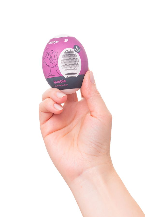 Satisfyer Bubble Masturbator Egg – Elastik Yumurta Mastürbatör, Kabarcıklı İç Doku, Skin‑Like Elastomer, Kaygan İç Yüzey, Tek Beden, Taşınabilir ve Gizli Tasarım Satisfyer Bubble Masturbator Egg – Elastik Yumurta Mastürbatör, Kabarcıklı İç Doku, Skin‑Like Elastomer, Kaygan İç Yüzey, Tek Beden, Taşınabilir ve Gizli Tasarım