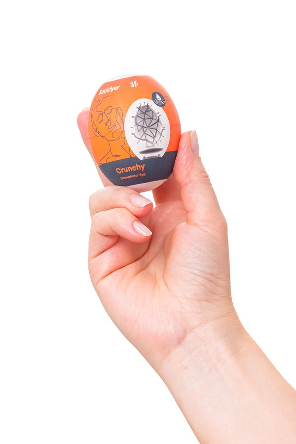 Satisfyer Crunchy Masturbator Egg – Elastik Mastürbatör Yumurta, Pütürlü İç Doku, Skin‑Like Elastomer, Kaygan İç Yüzey, Tek Beden, Taşınabilir ve Gizli Tasarım Satisfyer Crunchy Masturbator Egg – Elastik Mastürbatör Yumurta, Pütürlü İç Doku, Skin‑Like Elastomer, Kaygan İç Yüzey, Tek Beden, Taşınabilir ve Gizli Tasarım