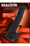 22CM Siyah Realistik Dildo