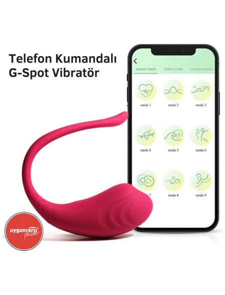 Telefon Kumandalı Ultra Titreşimli Yumurta Vibratör