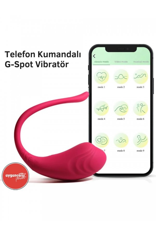 Telefon Kumandalı Ultra Titreşimli Yumurta Vibratör