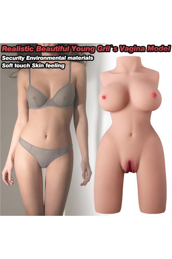 Yarım Boy Gerçekçi Torso Mastürbatör – 3 Girişli Premium TPE, 6 kg Yarım Boy Gerçekçi Torso Mastürbatör – 3 Girişli Premium TPE, 6 kg